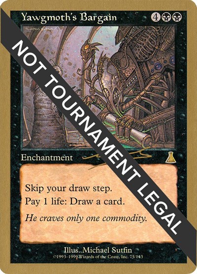 Yawgmoth's Bargain - 2000 Nicolas Labarre (UDS)