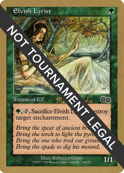 Elvish Lyrist - 1999 Matt Linde (USG)