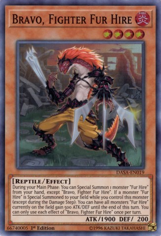 Bravo, Fighter Fur Hire