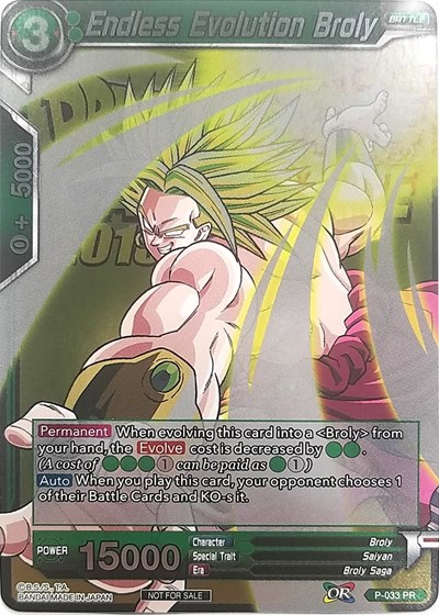 Endless Evolution Broly (Metallic Foil) (Event Pack 2018)