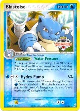 Blastoise - 14/100 (National Championships)