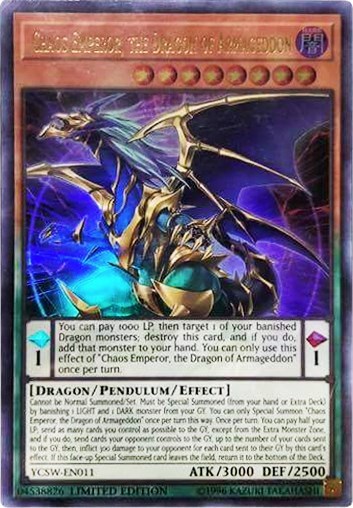 Chaos Emperor, the Dragon of Armageddon (UR)