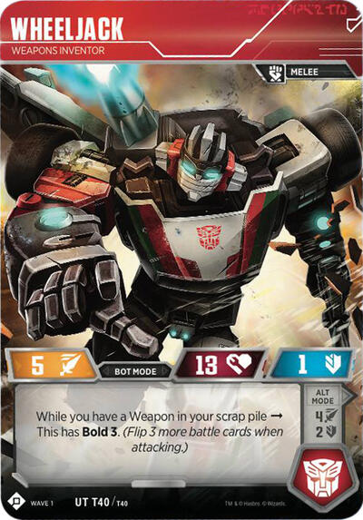 Wheeljack - Weapons Inventor