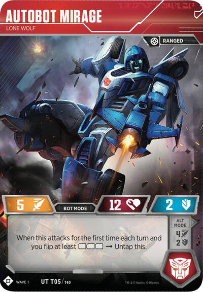 Autobot Mirage - Lone Wolf