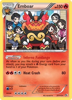 Emboar - 27/113 (Legendary Treasures)