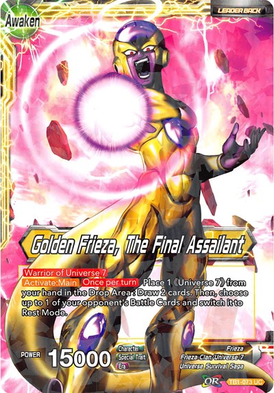 Frieza // Golden Frieza, The Final Assailant (2018 Big Card Pack)