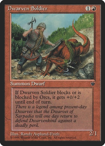 Dwarven Soldier (Asplund-Faith)