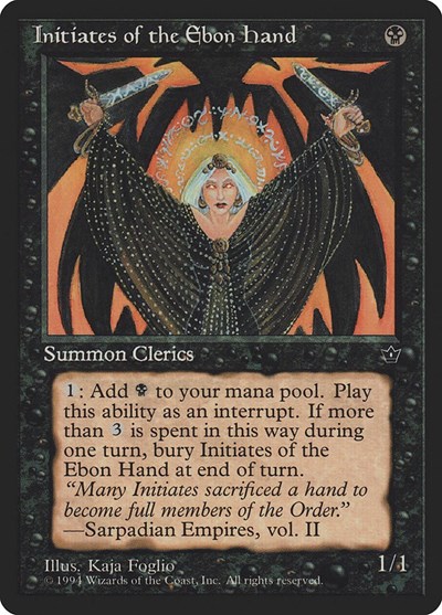 Initiates of the Ebon Hand (Foglio)
