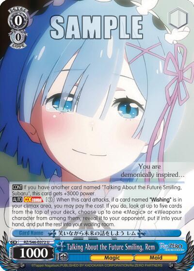 Talking About the Future Smiling, Rem