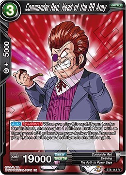 Commander Red, Head of the RR Army