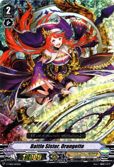 Battle Sister, Orangette (RRR Foil)