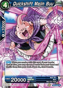 Quickshift Majin Buu