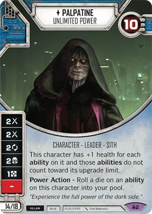 Palpatine - Unlimited Power (Card Only)