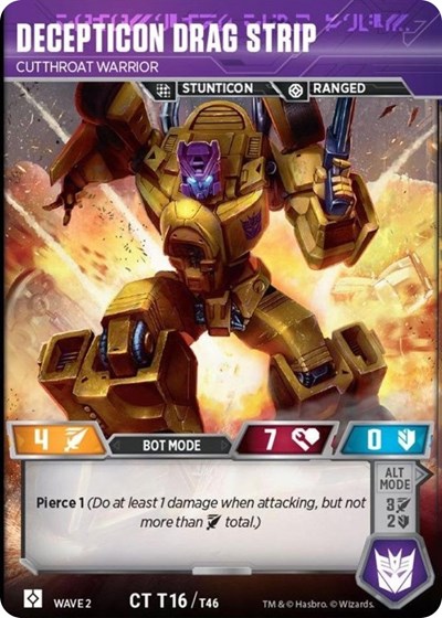Decepticon Drag Strip - Cutthroat Warrior