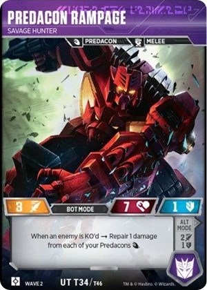 Predacon Rampage - Savage Hunter