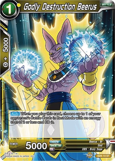 Godly Destruction Beerus