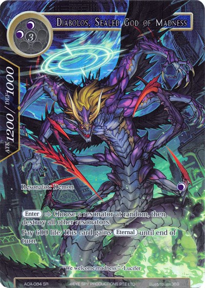 Diabolos, Sealed God of Madness (Full Art)