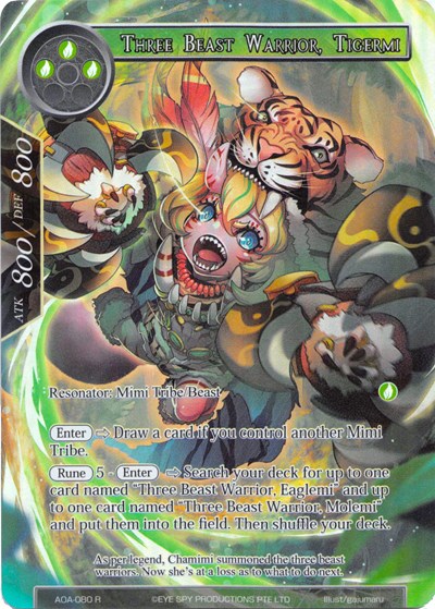 Three Beast Warrior, Tigermi (Full Art)