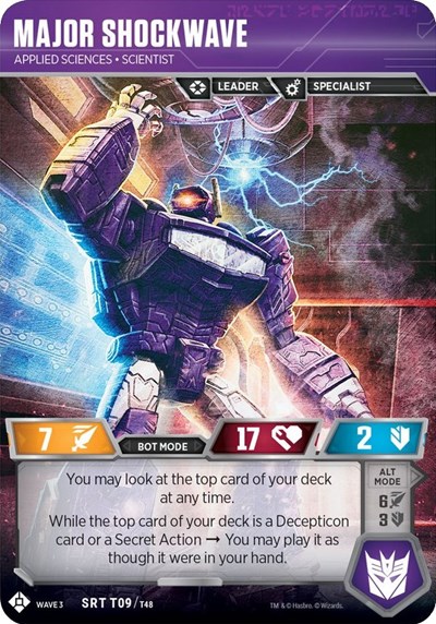 Major Shockwave - Applied Sciences Scientist