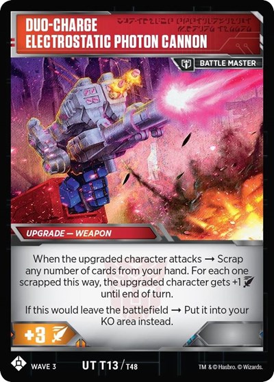 Private Firedrive - Ground Command Artillery // Duo-Charge Electrostatic Photon Cannon