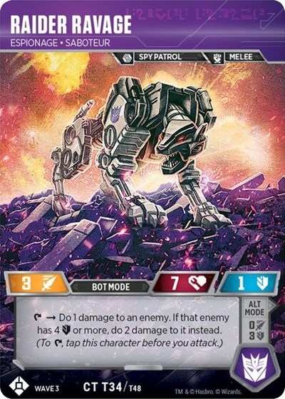 Raider Ravage - Espionage Saboteur