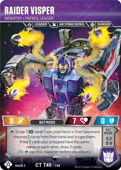Raider Visper - Infantry Patrol Leader