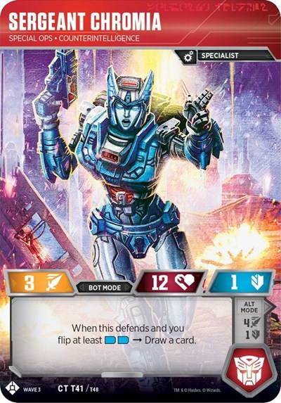 Sergeant Chromia - Special Ops Counterintelligence