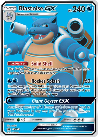 Blastoise GX - SM189