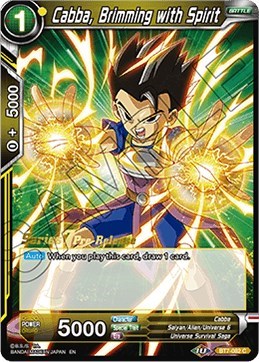 Cabba, Brimming with Spirit