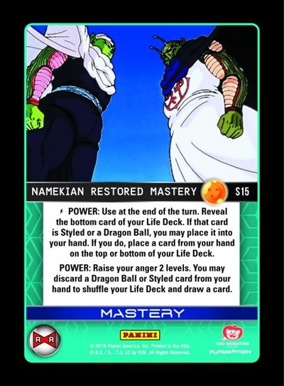 Namekian Restored Mastery