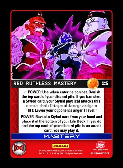Red Ruthless Mastery