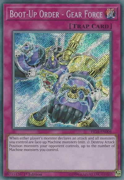 Boot-Up Order - Gear Force