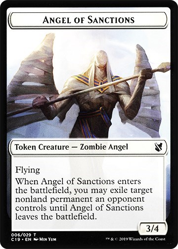 Angel of Sanctions // Horror Double-Sided Token