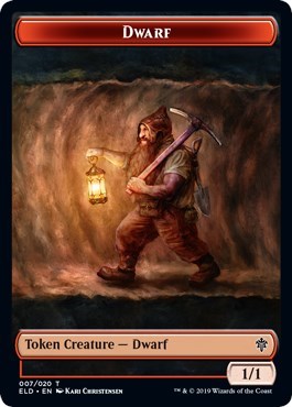 Dwarf // Food (015) Double-Sided Token