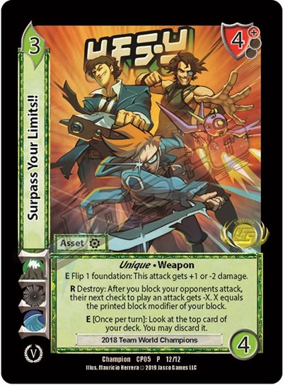 Surpass Your Limits!! (Champion Batch V Promo)