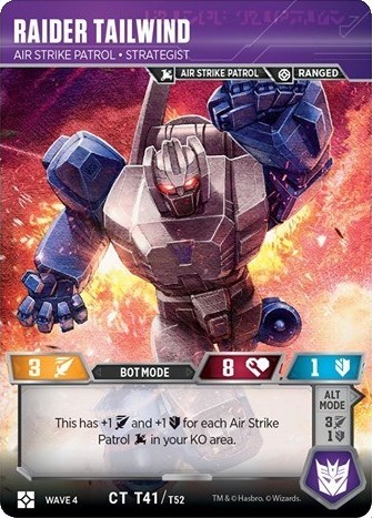 Raider Tailwind - Air Strike Patrol Strategist