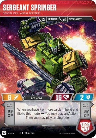Sergeant Springer - Special Ops Aerial Defense