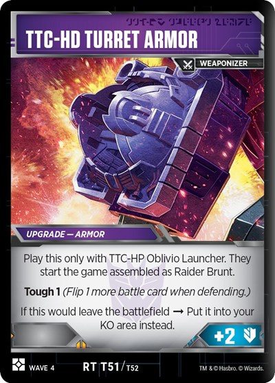 TTC-HD Turret Armor (Raider Brunt Upgrade)