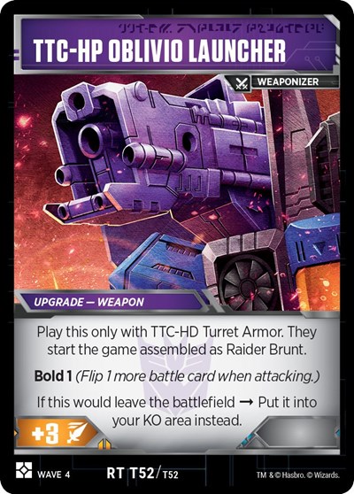 TTC-HP Oblivio Launcher (Raider Brunt Upgrade)