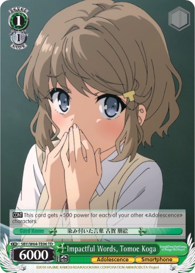 Impactful Words, Tomoe Koga