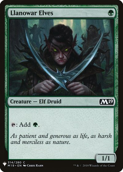 Llanowar Elves (M19)