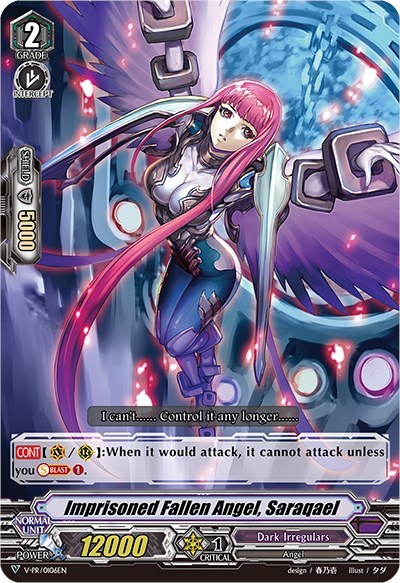 Imprisoned Fallen Angel, Saraqael (RRR Foil)