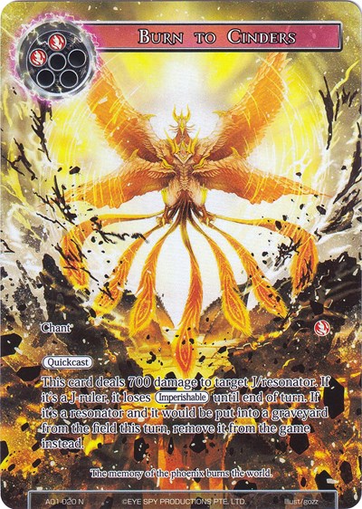 Burn to Cinders (Full Art)