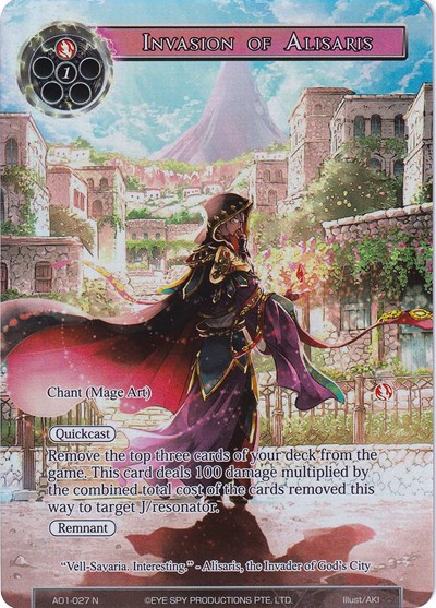 Invasion of Alisaris (Full Art)