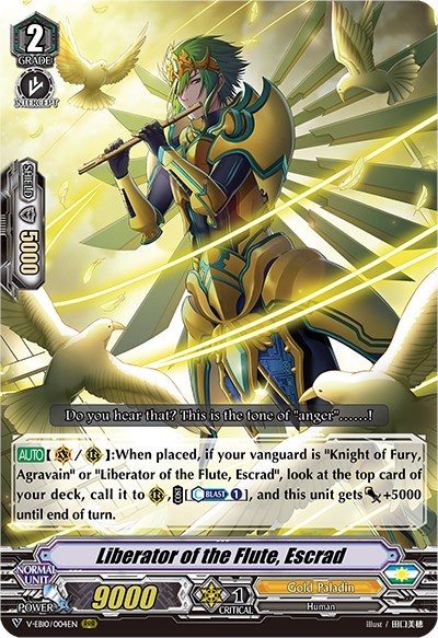 Liberator of the Flute, Escrad