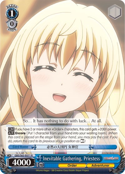 Inevitable Gathering, Priestess