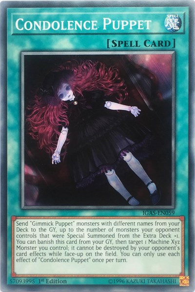 Condolence Puppet