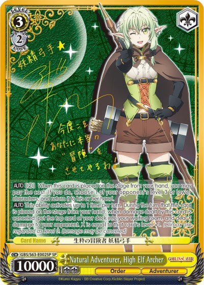 Natural Adventurer, High Elf Archer (SP)