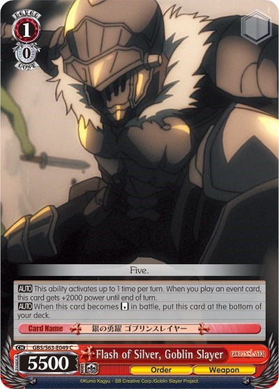 Flash of Silver, Goblin Slayer
