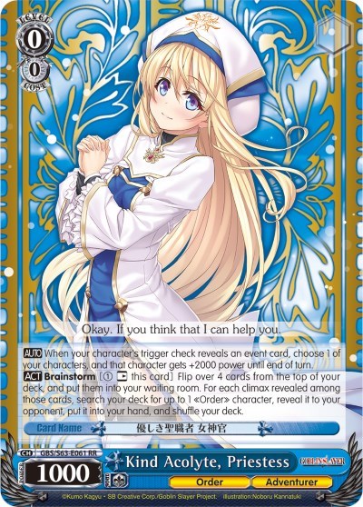 Kind Acolyte, Priestess